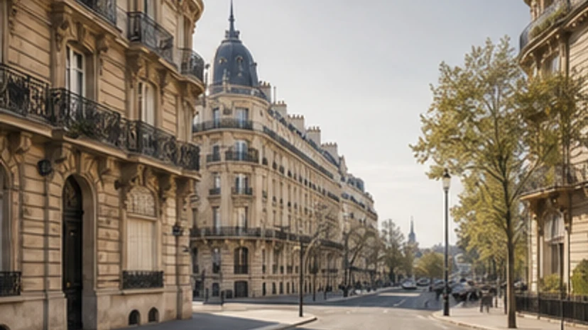 Elegant Parisian architecture