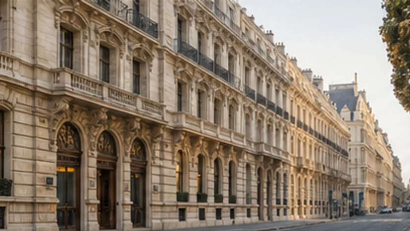 Refined Milanese streetscape